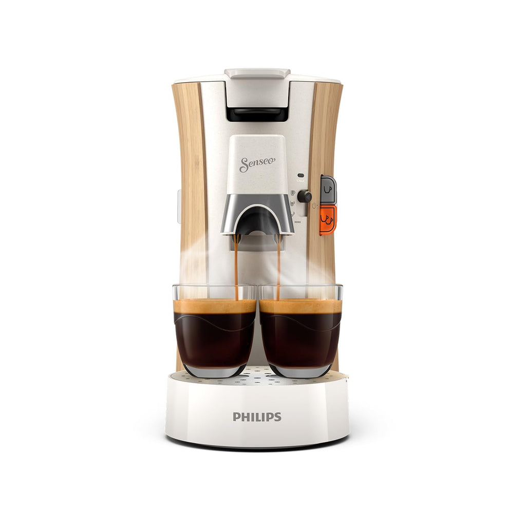 Machine à Café à Dosettes SENSEO Select CSA240/06 – Blanc Soie, Eco-responsable
