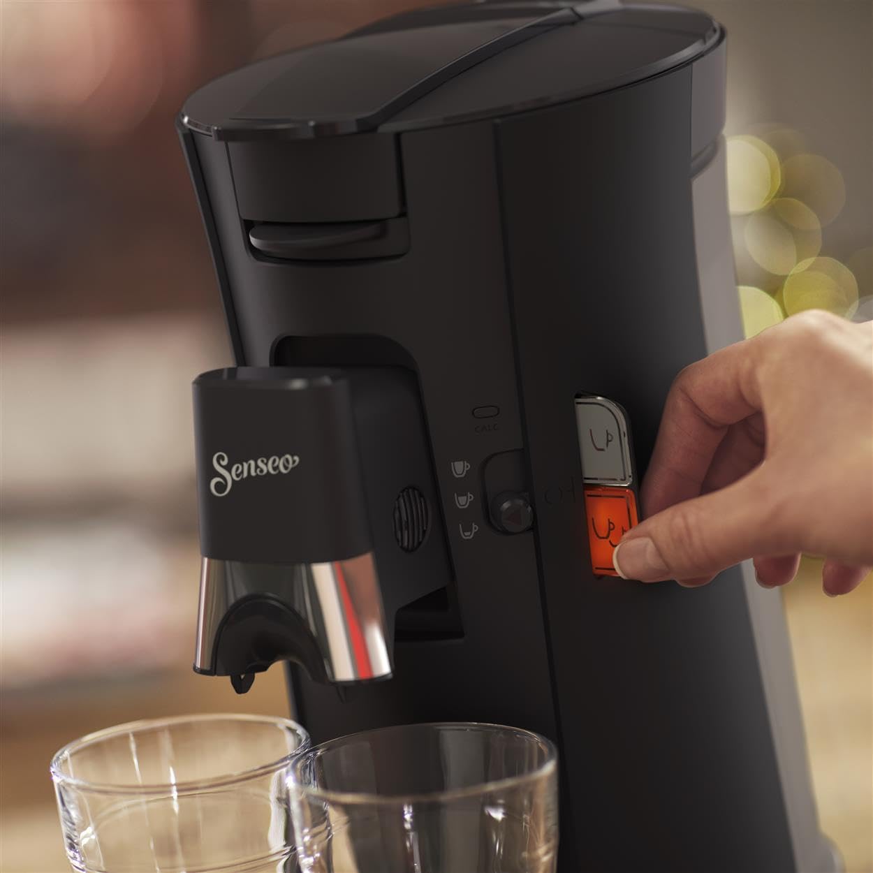 Machine à Café à Dosettes SENSEO Select CSA240/61 – Noir, Intensité Plus