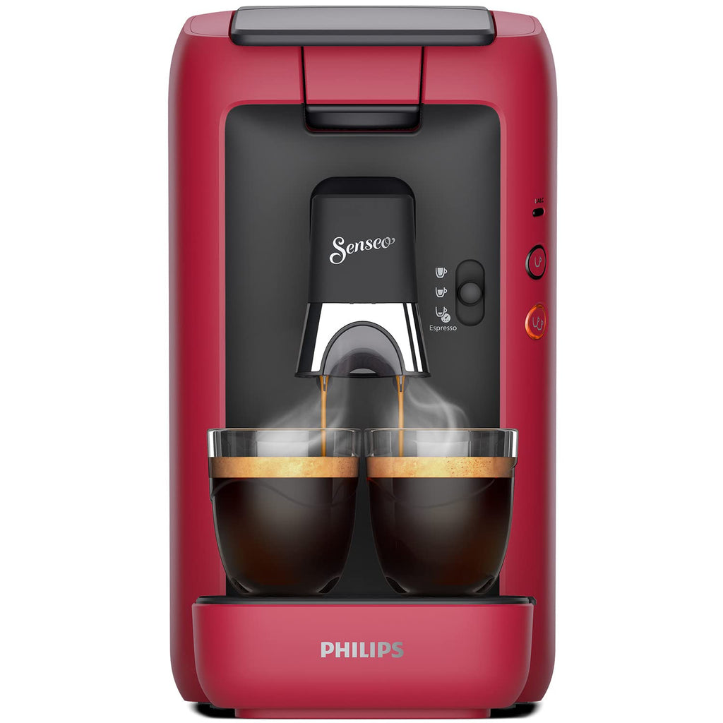 Machine à Café à Dosettes SENSEO Maestro CSA260/91 – Rouge, Réservoir XL 1,2 L