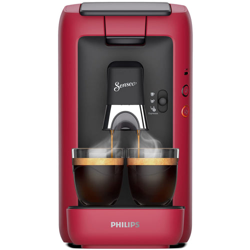 Machine à Café à Dosettes SENSEO Maestro CSA260/91 – Rouge, Réservoir XL 1,2 L
