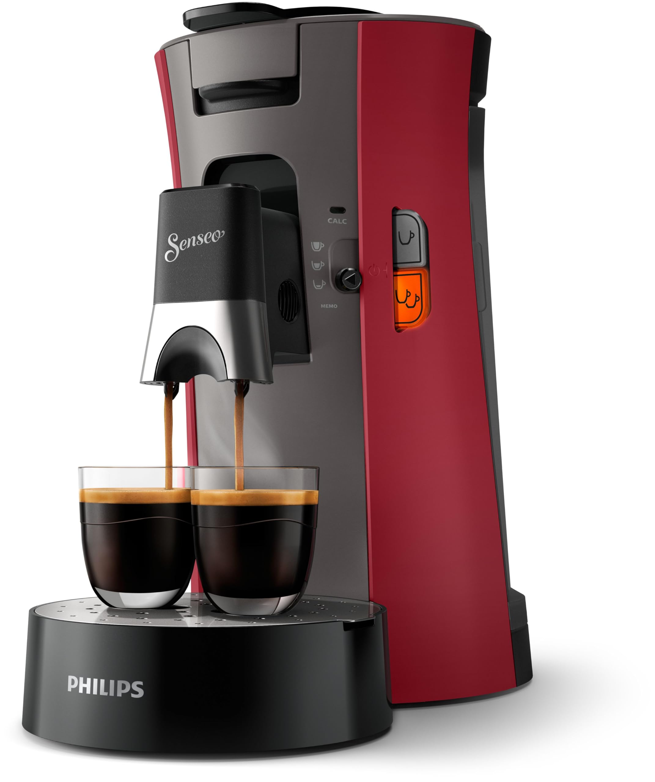 Machine à Café à Dosettes SENSEO Select Eco CSA240/91 – Rouge Intense