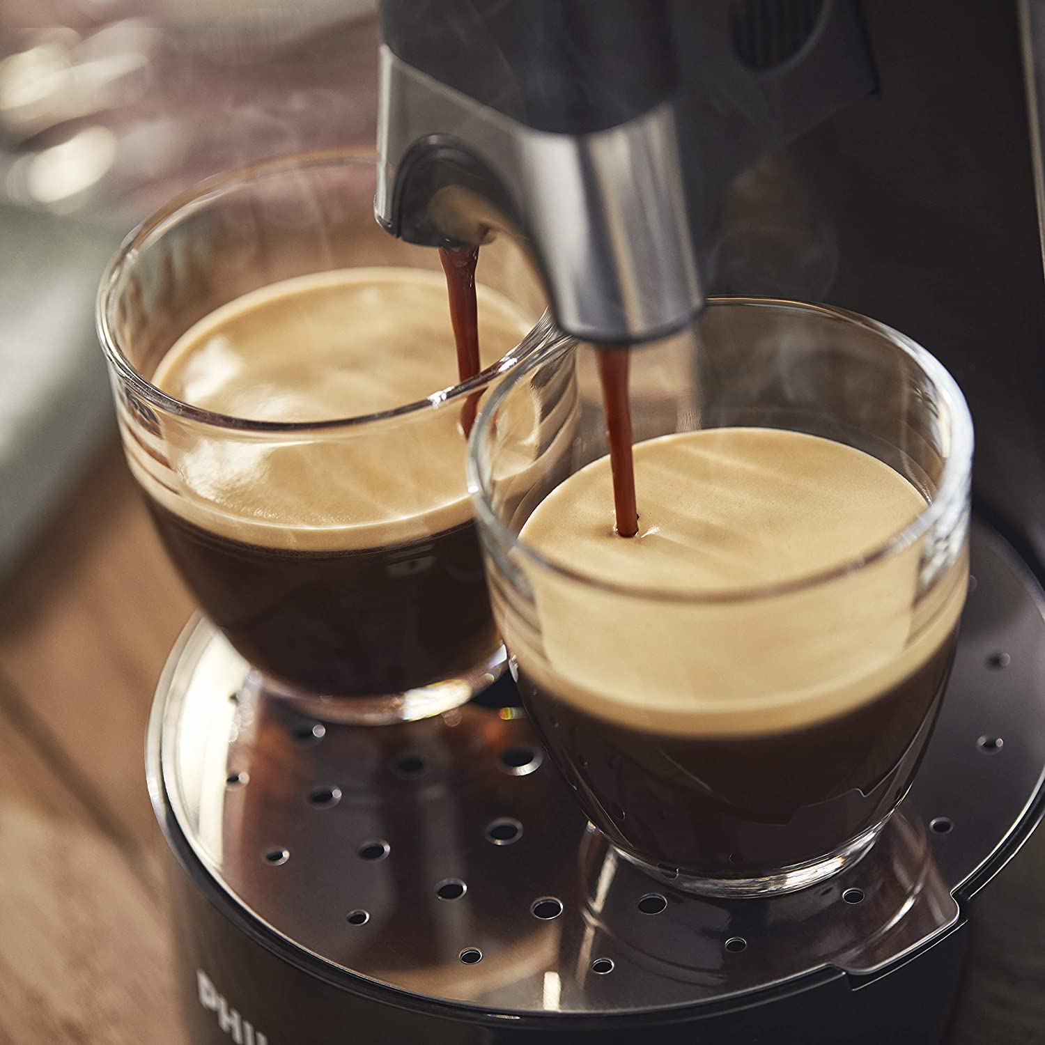 Machine à Café à Dosettes SENSEO Select Eco CSA240/20 – Noir Moucheté, 1450 W