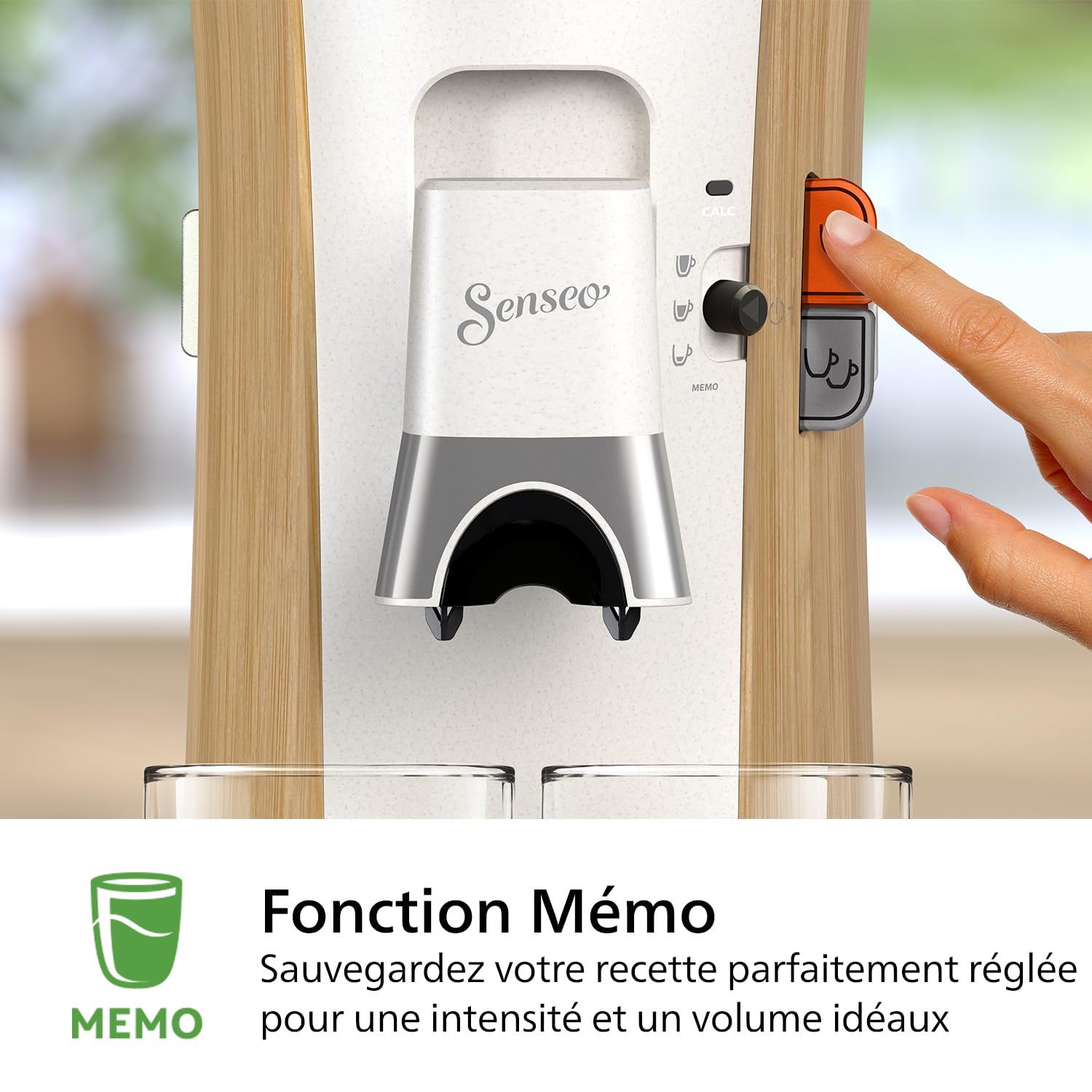 Machine à Café à Dosettes SENSEO Select CSA240/06 – Blanc Soie, Eco-responsable