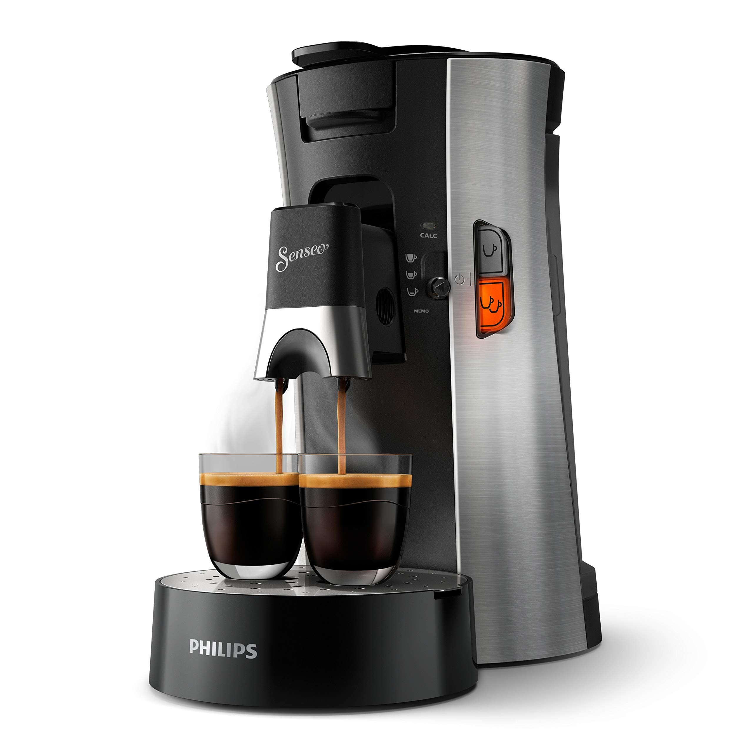 Machine à Café à Dosettes SENSEO Select Eco CSA250/10 – Acier Brossé